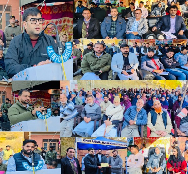 DC Kupwara presides over Mega Block Diwas at Nutnussam, Directs Time-Bound Grievance Redressal