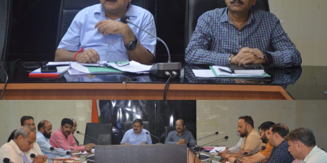 DC Poonch reviews developmental works under Aspirational District, Aspirational Blocks Prog