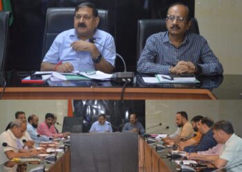 DC Poonch reviews developmental works under Aspirational District, Aspirational Blocks Prog