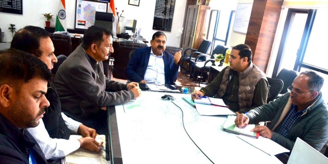 DC Poonch reviews progress of JJM, SBM-G works