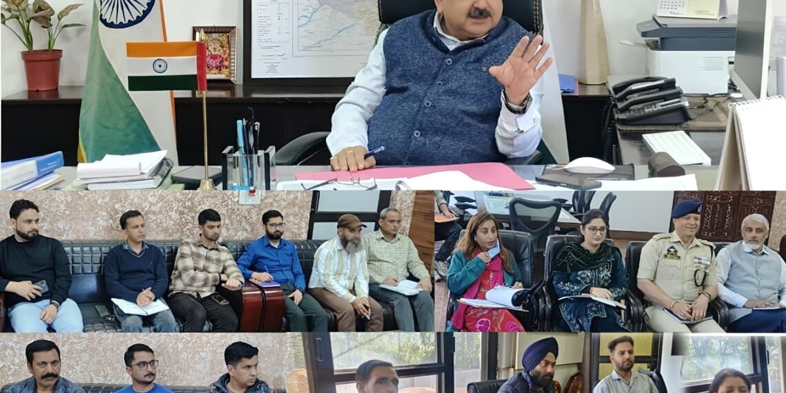 DC Poonch reviews implementation of district Business Reform Action Plan (DBRAP)