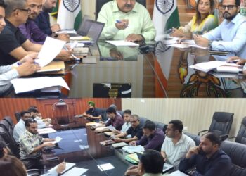 DC Poonch reviews Change of Land Use Cases, Stresses prompt disposal