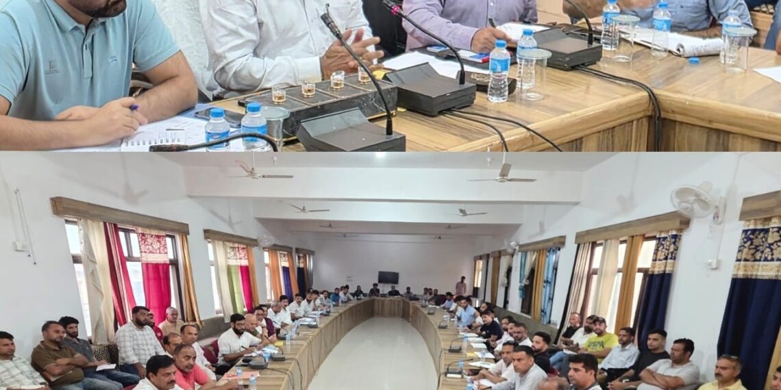 DC Poonch reviews restoration works,  damage assessment in flash-flood affected areas of Surankote