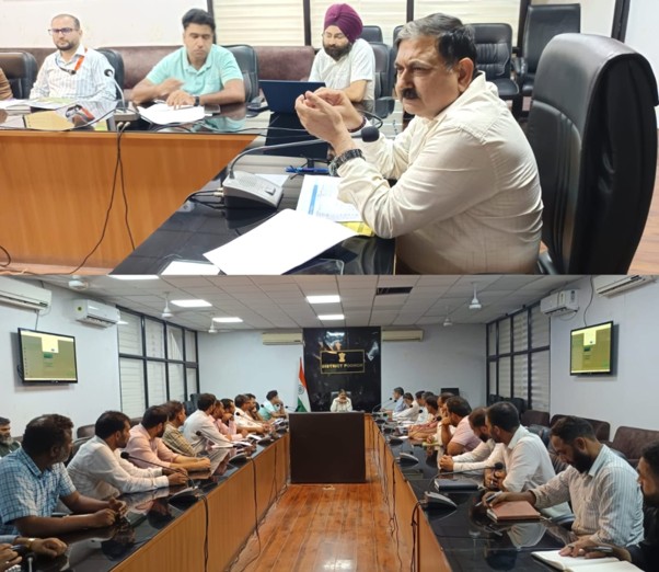 DC Poonch reviews implementation of RDSS, Smart Metering and PM Surya GharMuft Bijli Yojana