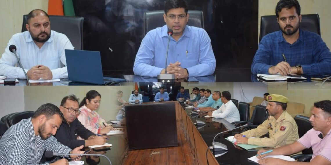 DC reviews flood protection measures across Poonch Distt