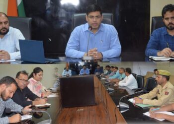 DC reviews flood protection measures across Poonch Distt
