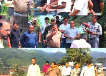 DC Poonch conducts field visit to inspect progress of NH-144A, Resolves land acquisition issues to facilitate speedy work