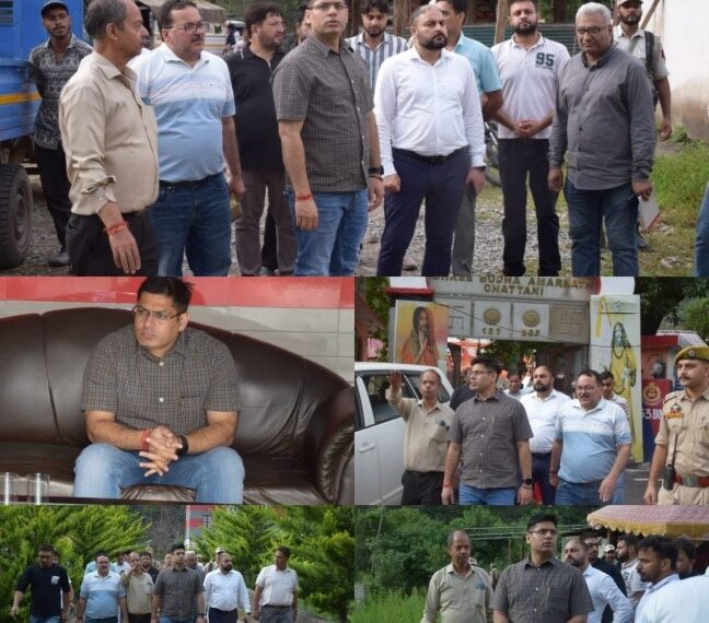 DC Poonch visits Mandi Mandir complex to oversee preparations for Budha Amarnath Yatra