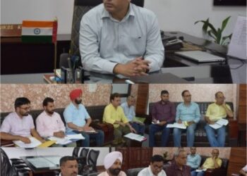 DC reviews implementation of HADP, JKCIP Projects in Poonch Distt