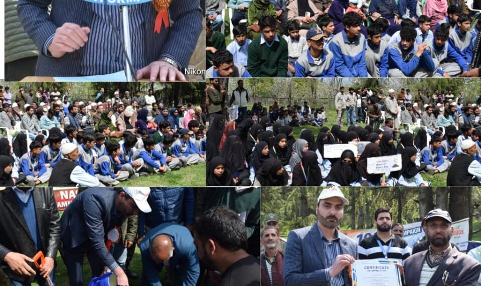DC Pulwama leads plantation drive at CB Nath Shadimarg under NMBA