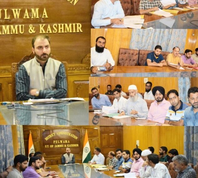 DC Pulwama chairs 24th DLC meeting to review HADP, Approves 2386 applications under HADP & 232 under JKCIP