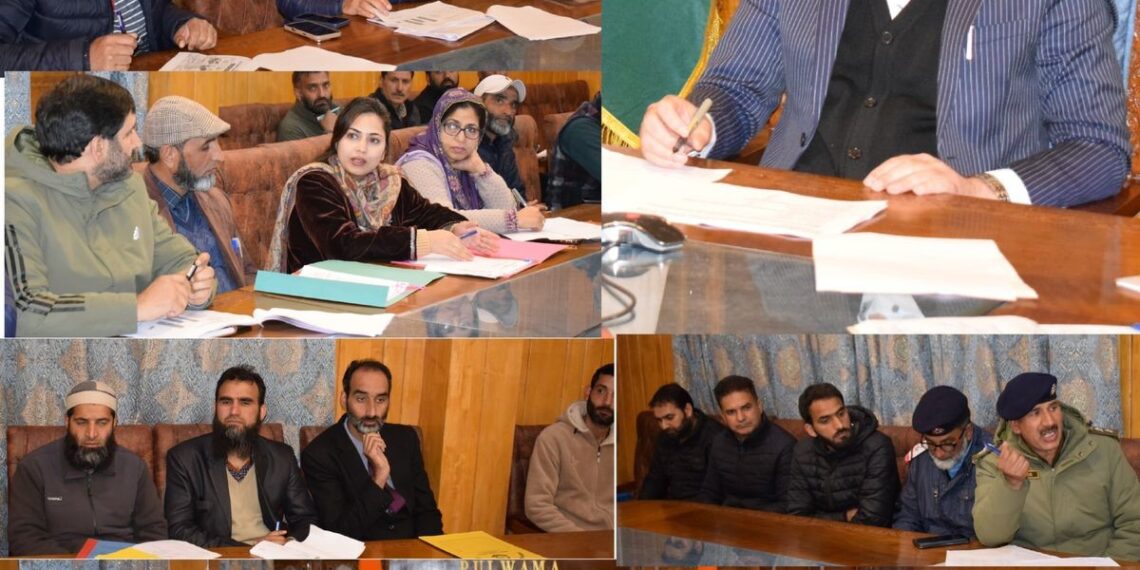 DC Pulwama chairs District Road Safety Committee Meeting