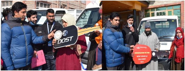 DC Pulwama distributes commercial vehicles among beneficiaries under ‘MUMKIN
