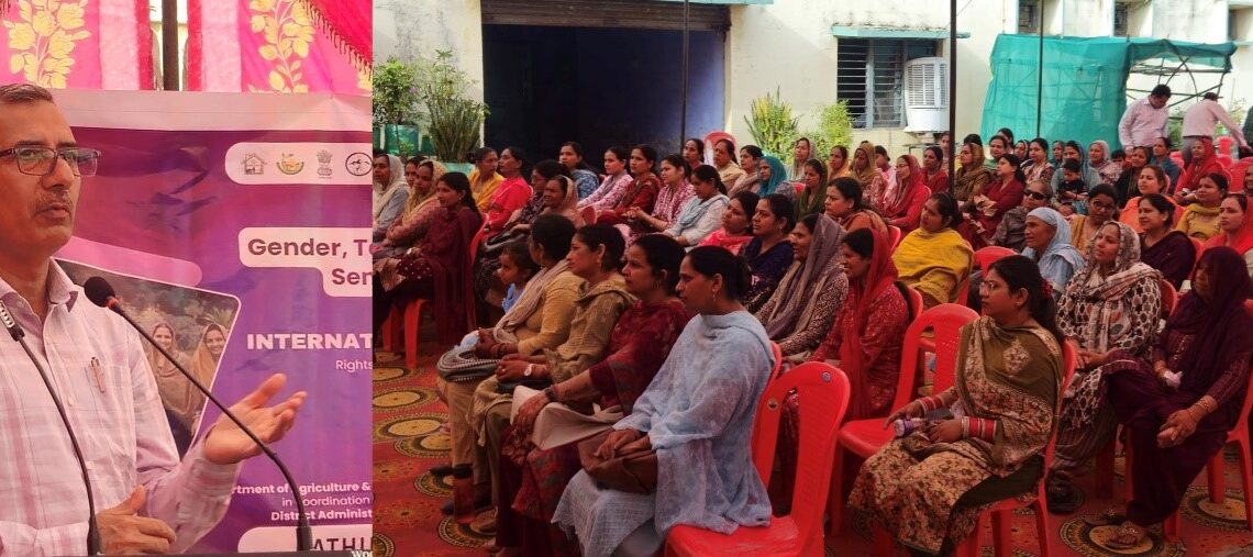 DC Rajesh Sharma stresses greater participation of women in agriculture, allied sectors
