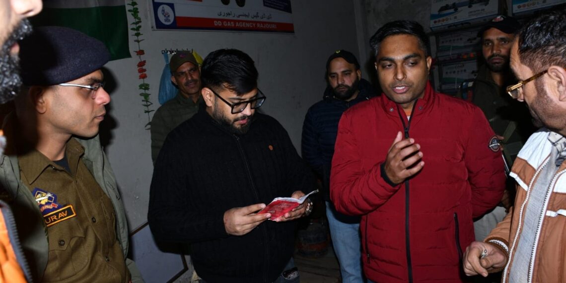 DC Rajouri conducts surprise inspection; 35 domestic LPG cylinders seized for violations