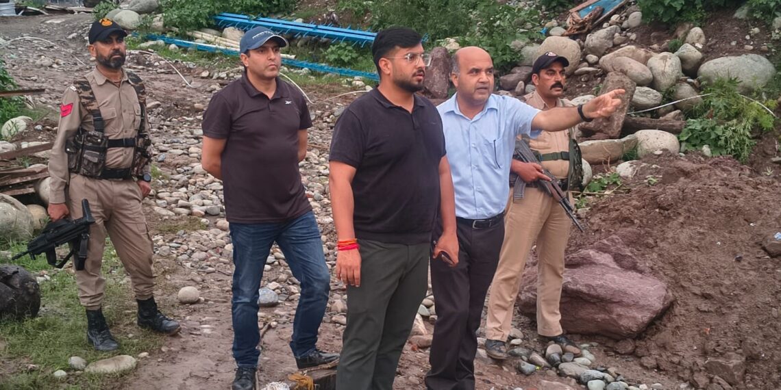 DC Rajouri oversees rescue, relief, restoration efforts in flood-hit areas