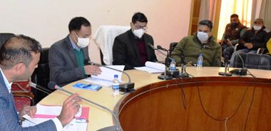 DC Rajouri reviews arrangements for Accounts Assistant Exam