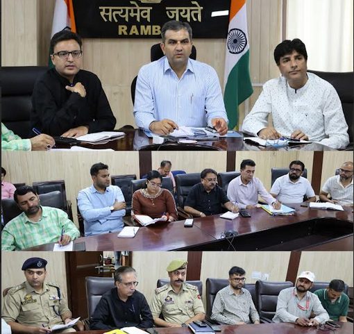 DC Ramban reviews arrangements for Muharram-ul-Haram