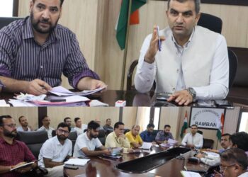 DC Ramban reviews implementation of employment, Beneficiary-Oriented Schemes