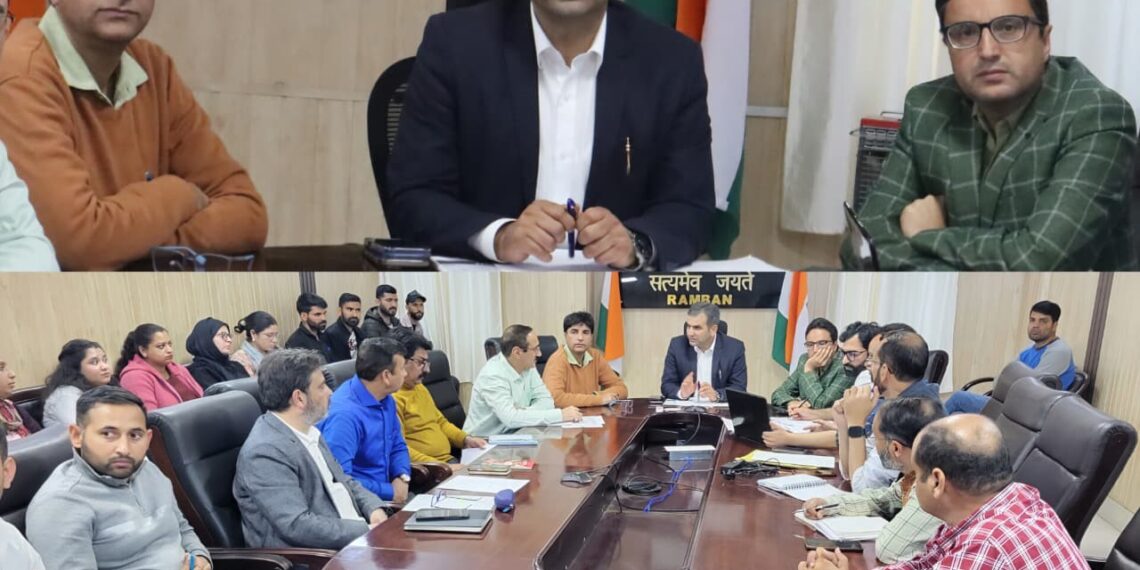 DC Ramban reviews progress under Mission YUVA, Sets deadline for disbursement of 1065 pending cases