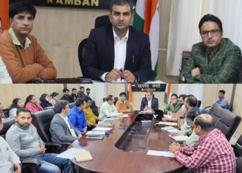 DC Ramban reviews progress under Mission YUVA, Sets deadline for disbursement of 1065 pending cases