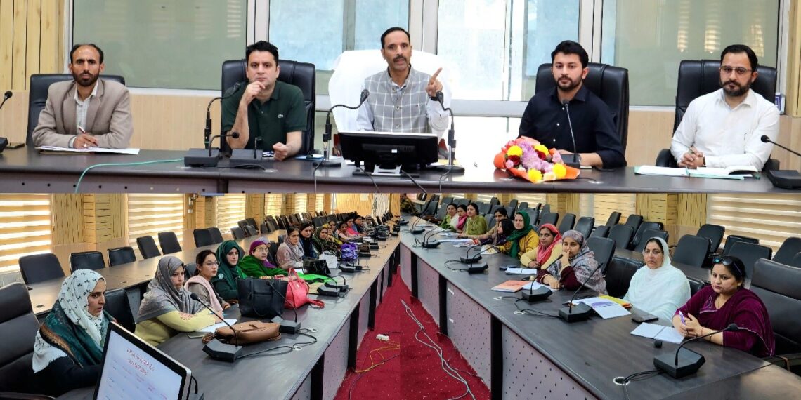 Mission Director reviews implementation of POSHAN initiatives in Distt Ramban
