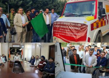 DC Ramban launches 100-day TB Mukt Bharat Abhiyaan, flags off Mobile Screening Van