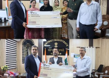 DC Ramban hands over financial assistance to beneficiaries under HADP’s dairy, poultry project