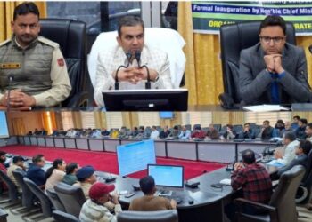 DC Ramban reviews preparedness for effective implementation of 100-Day NM Campaign