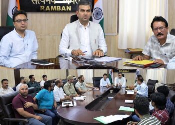 DC Ramban finalizes arrangements for Intensified Pulse Polio Immunization (IPPI) 2026