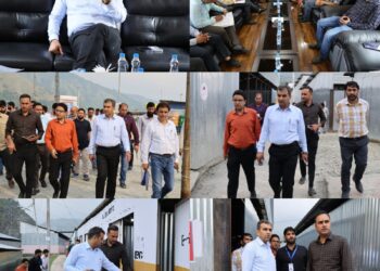 DC Ramban reviews yatra arrangements at Lamber camp