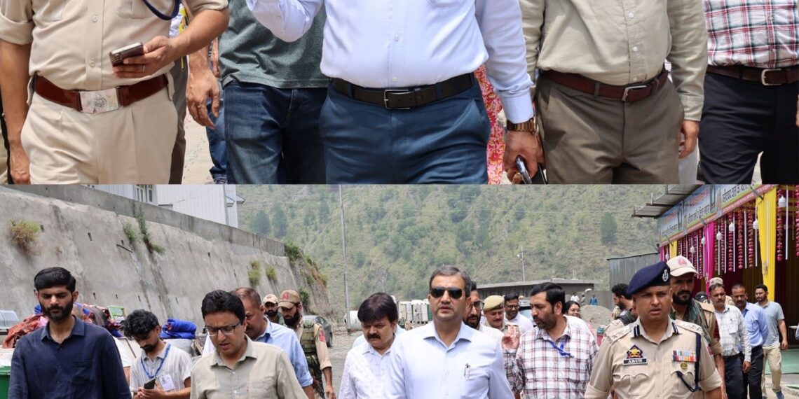 DC Ramban conducts final inspection of Amarnath Yatra arrangements in distt