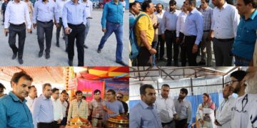 DC Ramban reviews arrangements at Lamber Yatra Camp