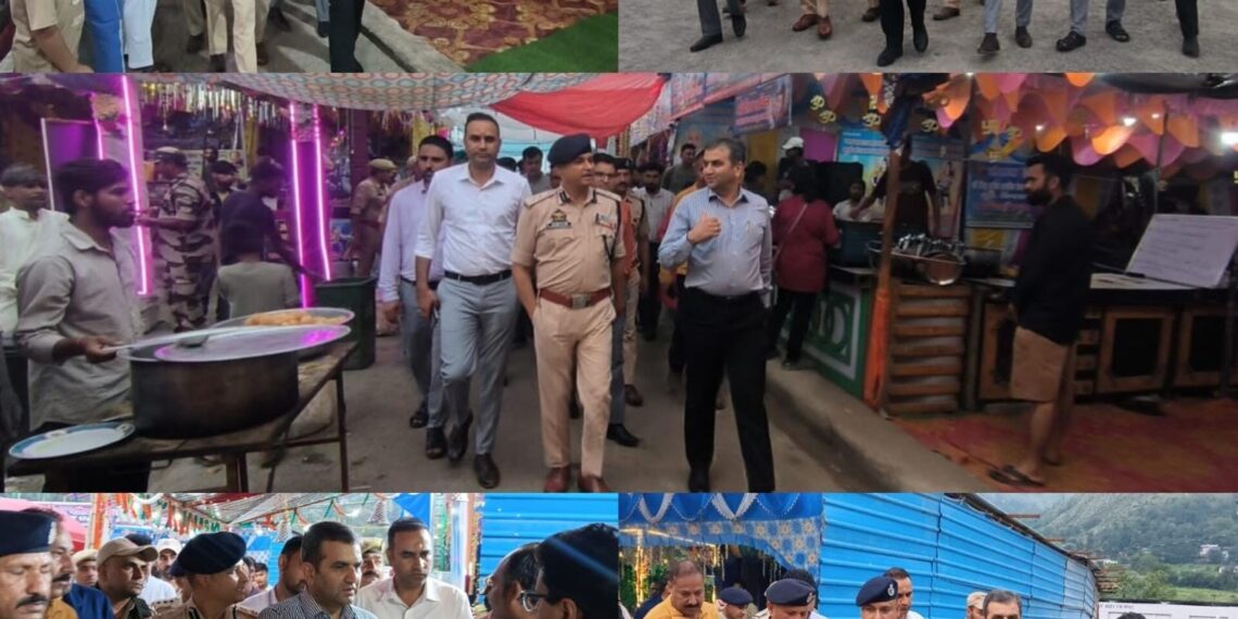 DC Ramban reviews arrangements at Lamber Yatra Camp Banihal