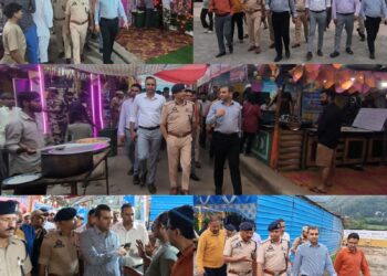 DC Ramban reviews arrangements at Lamber Yatra Camp Banihal