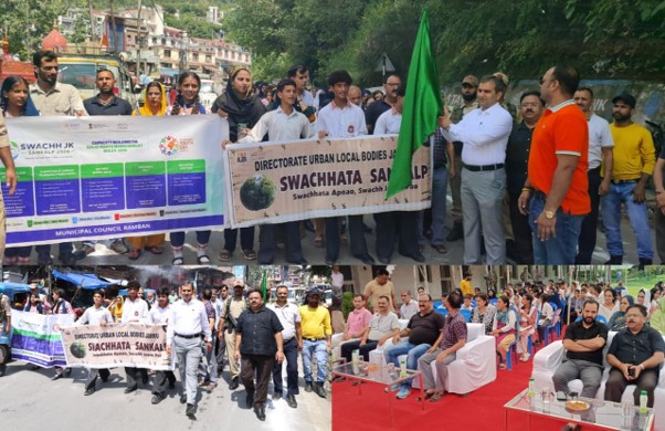 DC flags off ‘Swachhata Sankalp’ awareness rally at Ramban