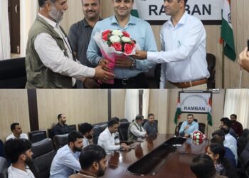 DC Ramban interacts with Media Fraternity