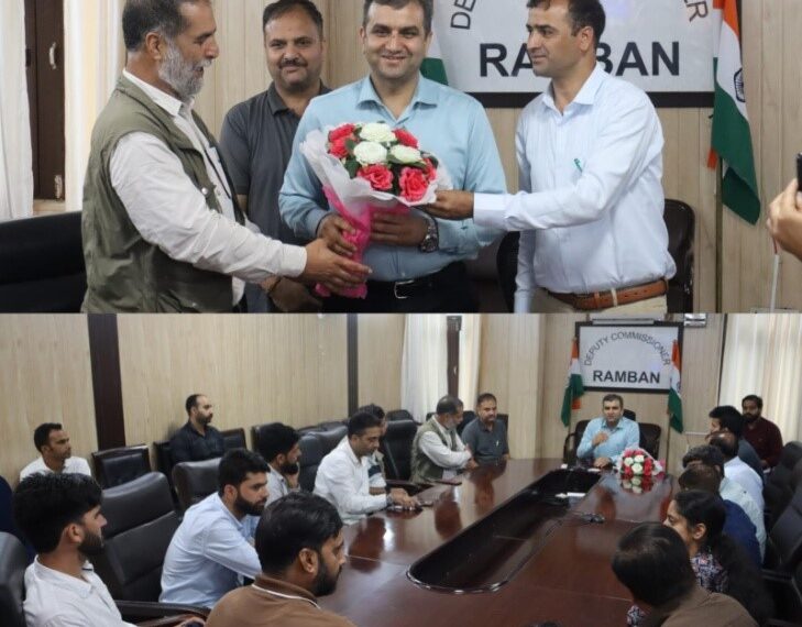 DC Ramban interacts with Media Fraternity