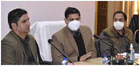 DC reviews progress on civic Projects in Rajouri township