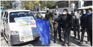 DC Rajouri flags off CAB Awareness Van