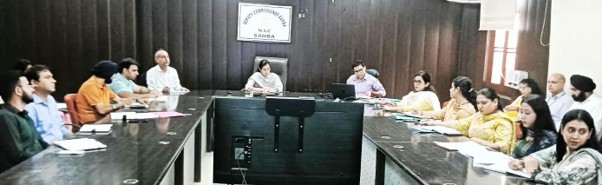 DC Samba reviews implementation of Swachhata Hi Seva Campaign-2026