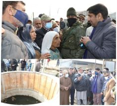 DC Srinagar visits Gangbugh, takes firsthand appraisal of developmental issues