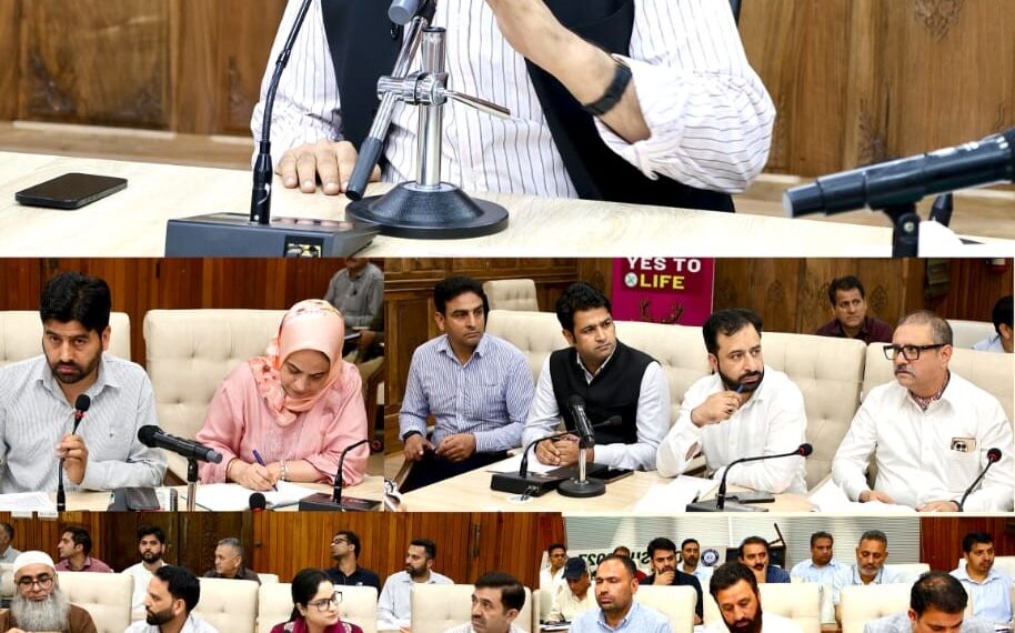 DC Srinagar reviews District Capex Budget 2026-27