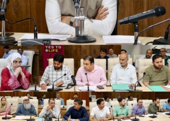 DC Srinagar reviews progress of works under District Capex Budget 2026-27