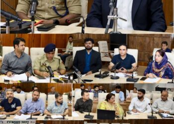 DC Srinagar, SSP review intensified anti-drugs enforcement measures in distt