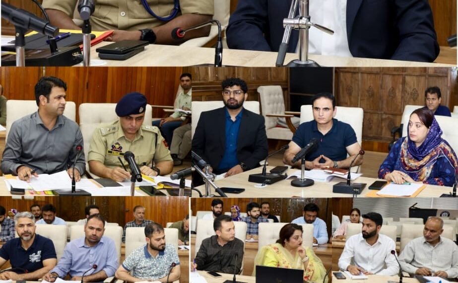 DC Srinagar, SSP review intensified anti-drugs enforcement measures in distt