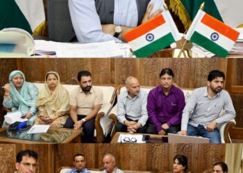 DC Srinagar reviews progress in implementation of flagship welfare & pension schemes