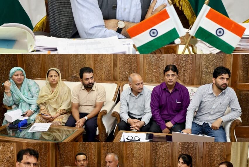 DC Srinagar reviews progress in implementation of flagship welfare & pension schemes