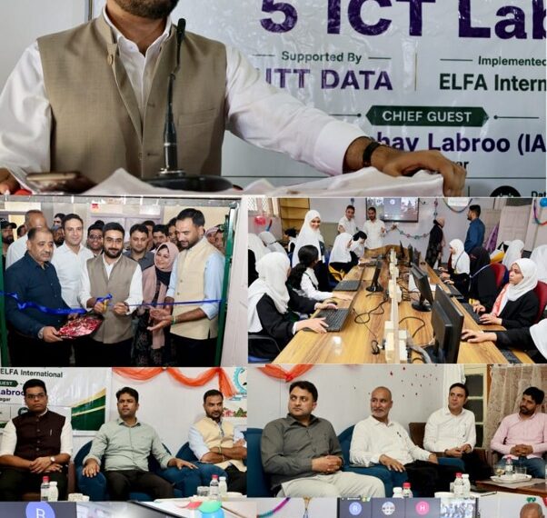 DC Srinagar Launches 5 ICT Labs Under CSR Initiative