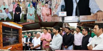 DC Srinagar Lays Foundation Stone for Additional Accommodation Block at Zila Sainik Bhawan